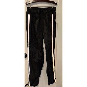 FIRSTGEAR Black Nylon Reflective Stripe Motorcycle Riding Pants Men's Large